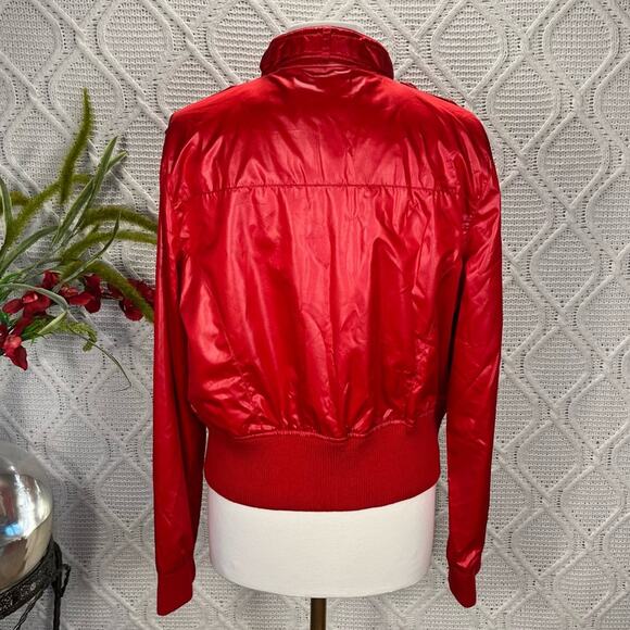 NWT SOHO BABE LOVE | Red Zip Up Bomber Jacket | Women's 2XL - Picture 5 of 11